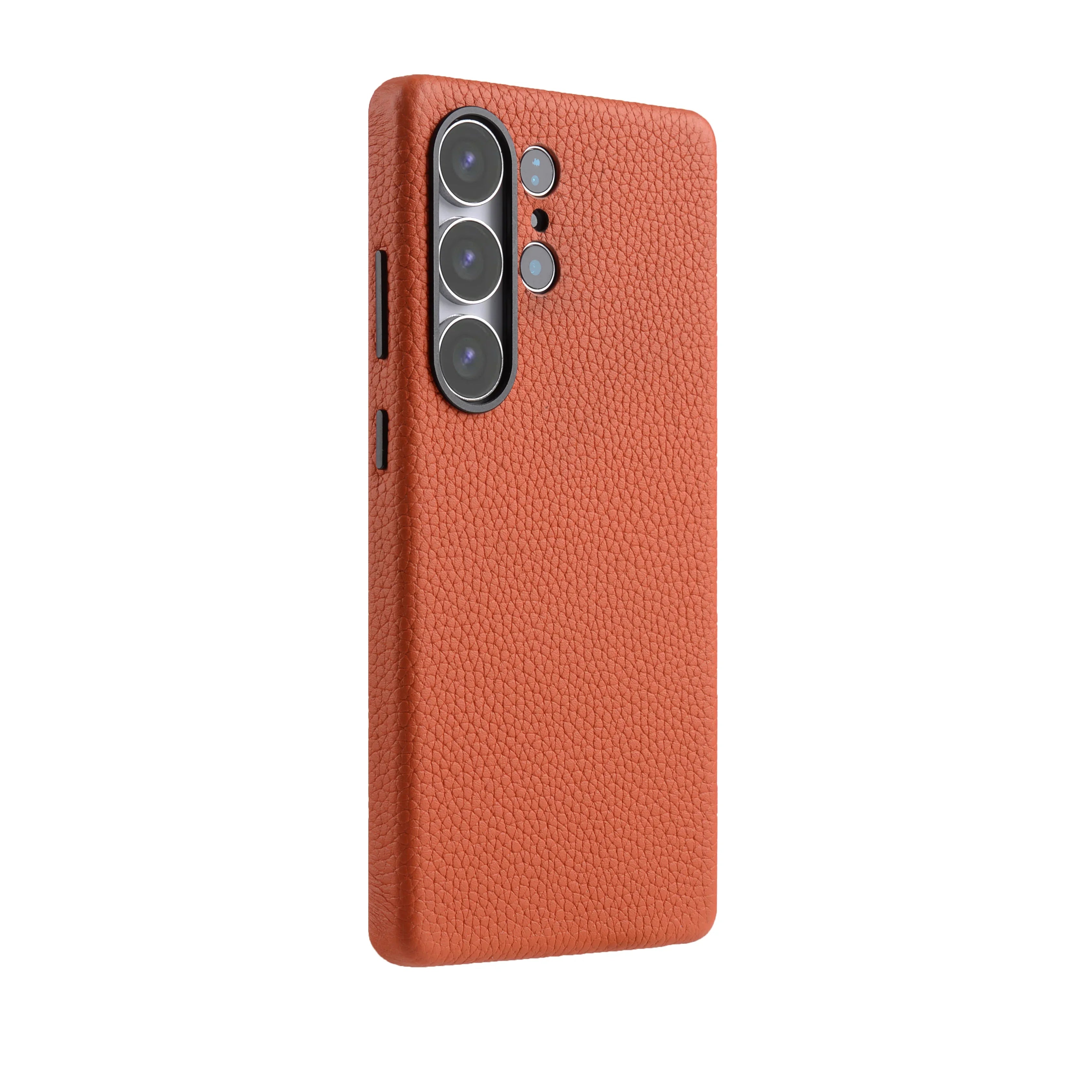 Melkco Samsung S25 Ultra Premium Leather Magsafe Cover - Orange - Tashqila Melkco Samsung S25 Ultra Premium Leather Magsafe Cover - Orange - Tashqila